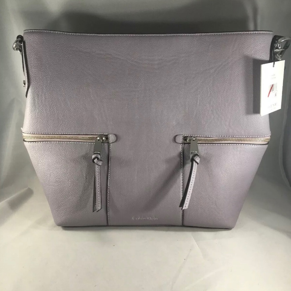 CALVIN KLEIN Kihobo Signature JetSet Lavender Tote